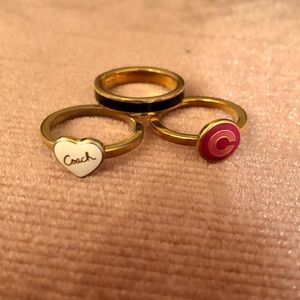 Coach Stackable Ring Set